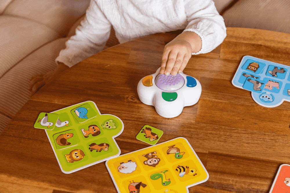 Bingo Zoo Yo Aprendo – Juego educativo de bingo de animales con sonidos y luces (2+ años) - Image 4