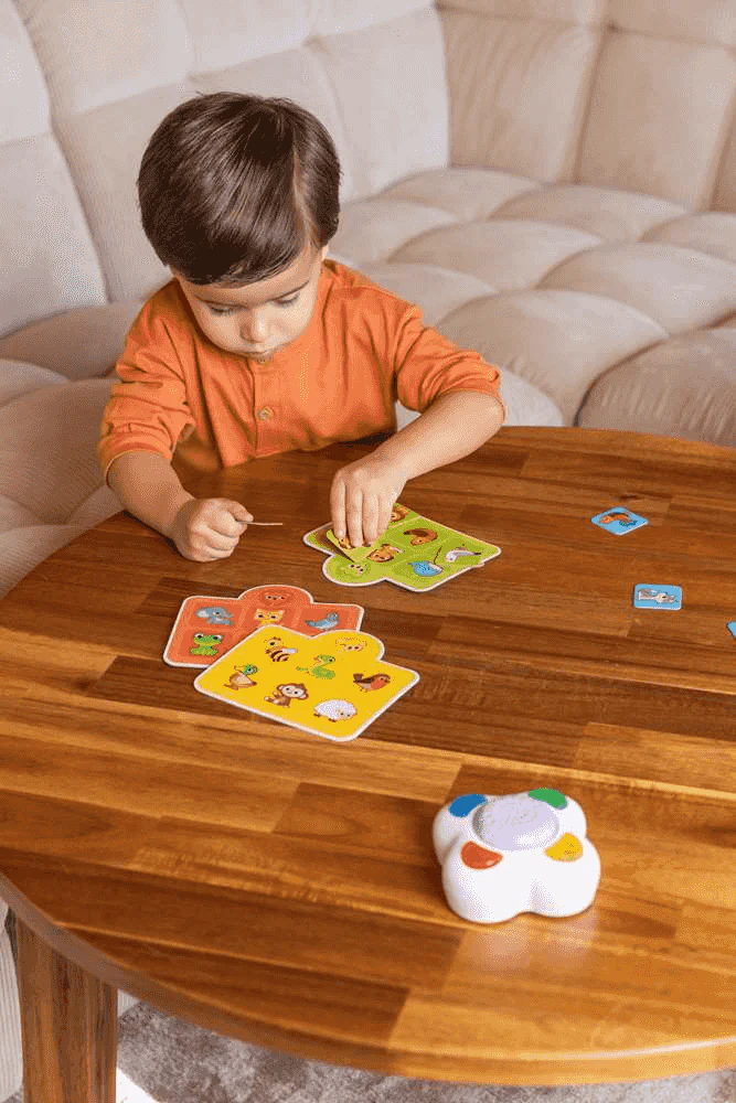 Bingo Zoo Yo Aprendo – Juego educativo de bingo de animales con sonidos y luces (2+ años) - Image 6