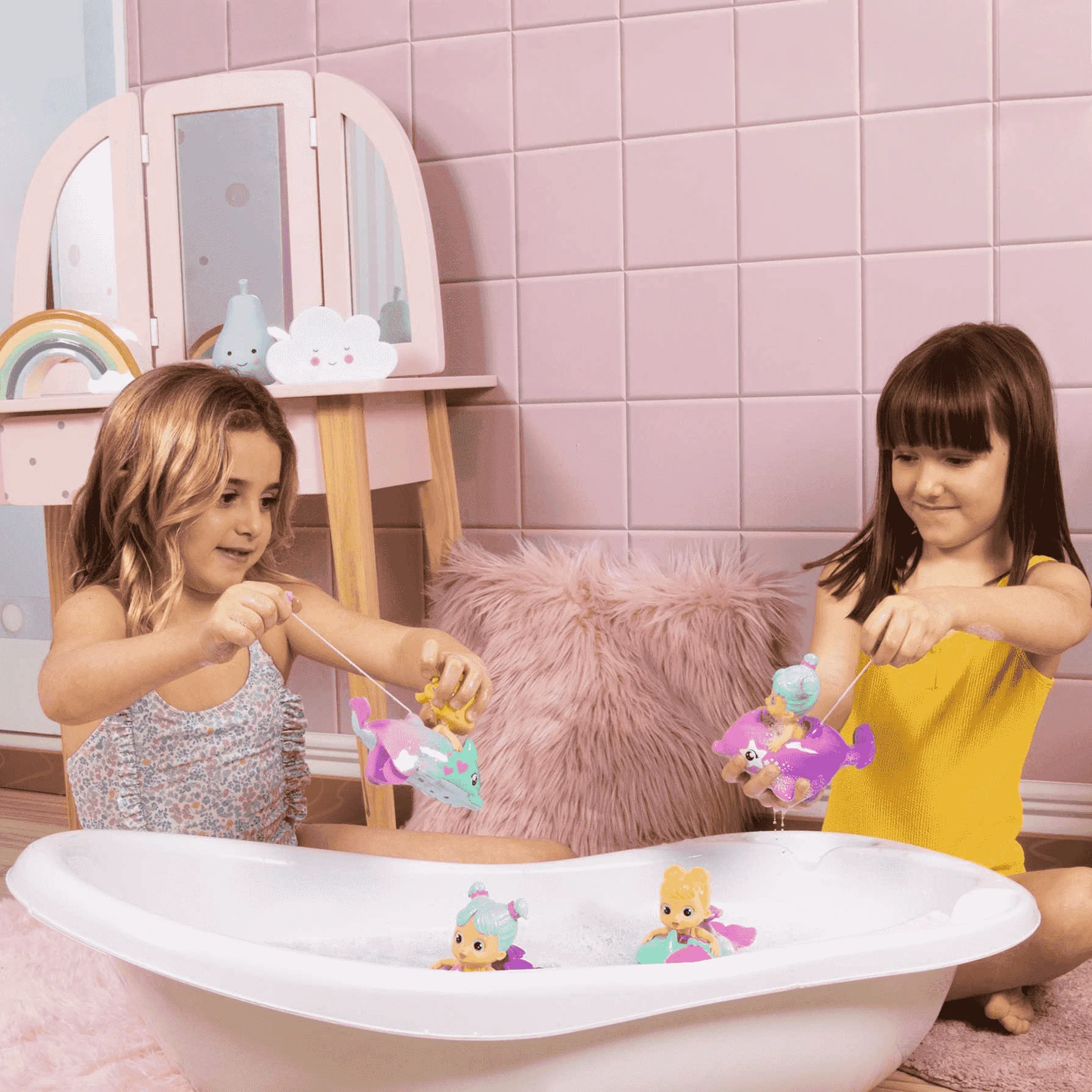 Bloopies Floaties Dolphins Coral Muñeca IMC - Image 5