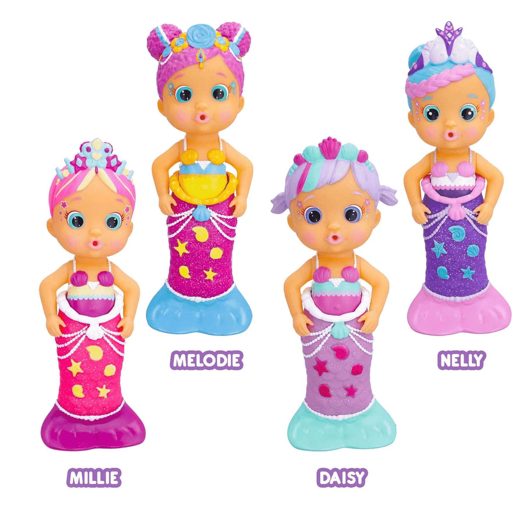 Bloopies Mermaids Magic Tail W2 Melodie Muñeca IMC - Image 6