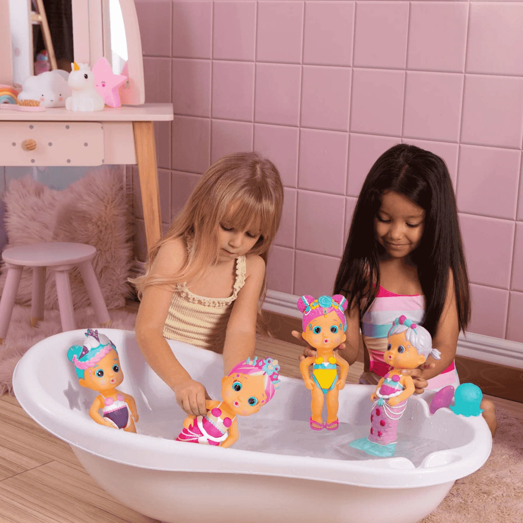 Bloopies Mermaids Magic Tail W2 Nelly Muñeca IMC - Image 7