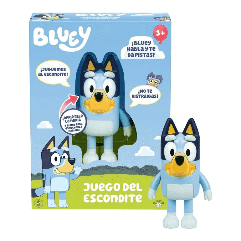 Bluey Juego del Escondite Interactivo con Sonidos Juguete Infantil 3 años