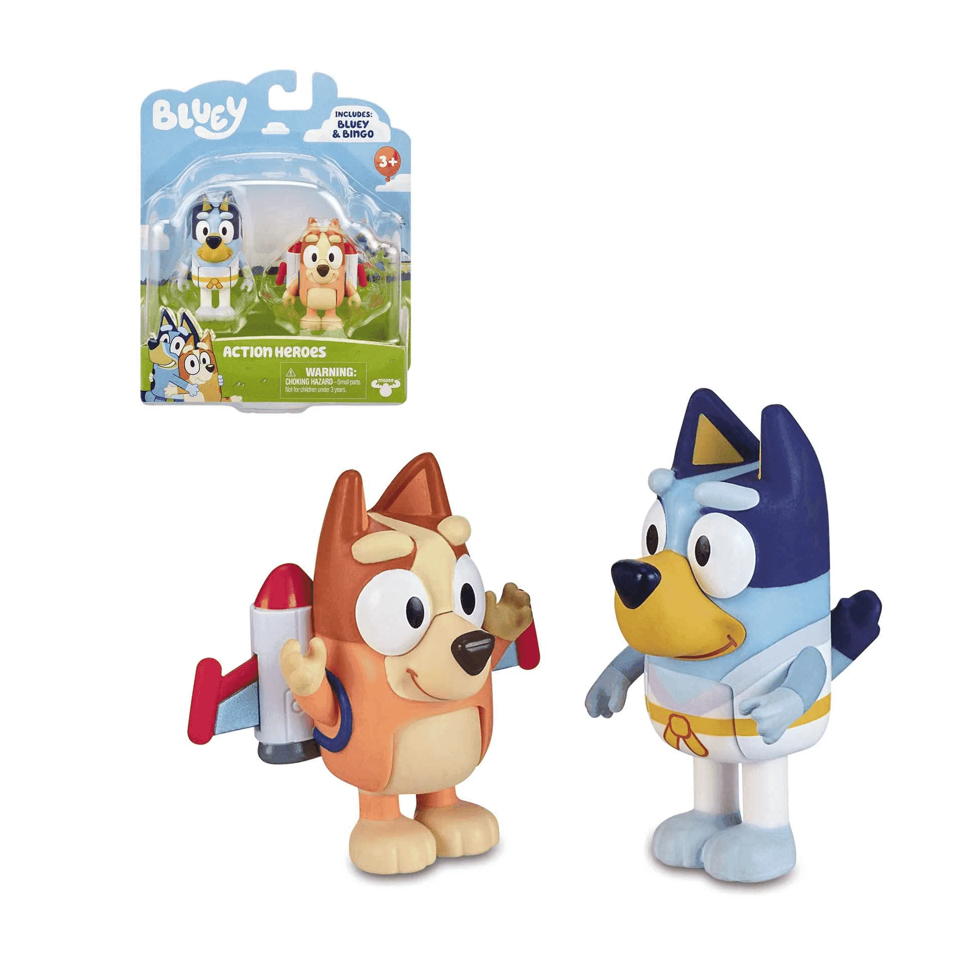 Bluey - Pack 2 Figuras - Asst. 3 - Action Heroes - Image 3