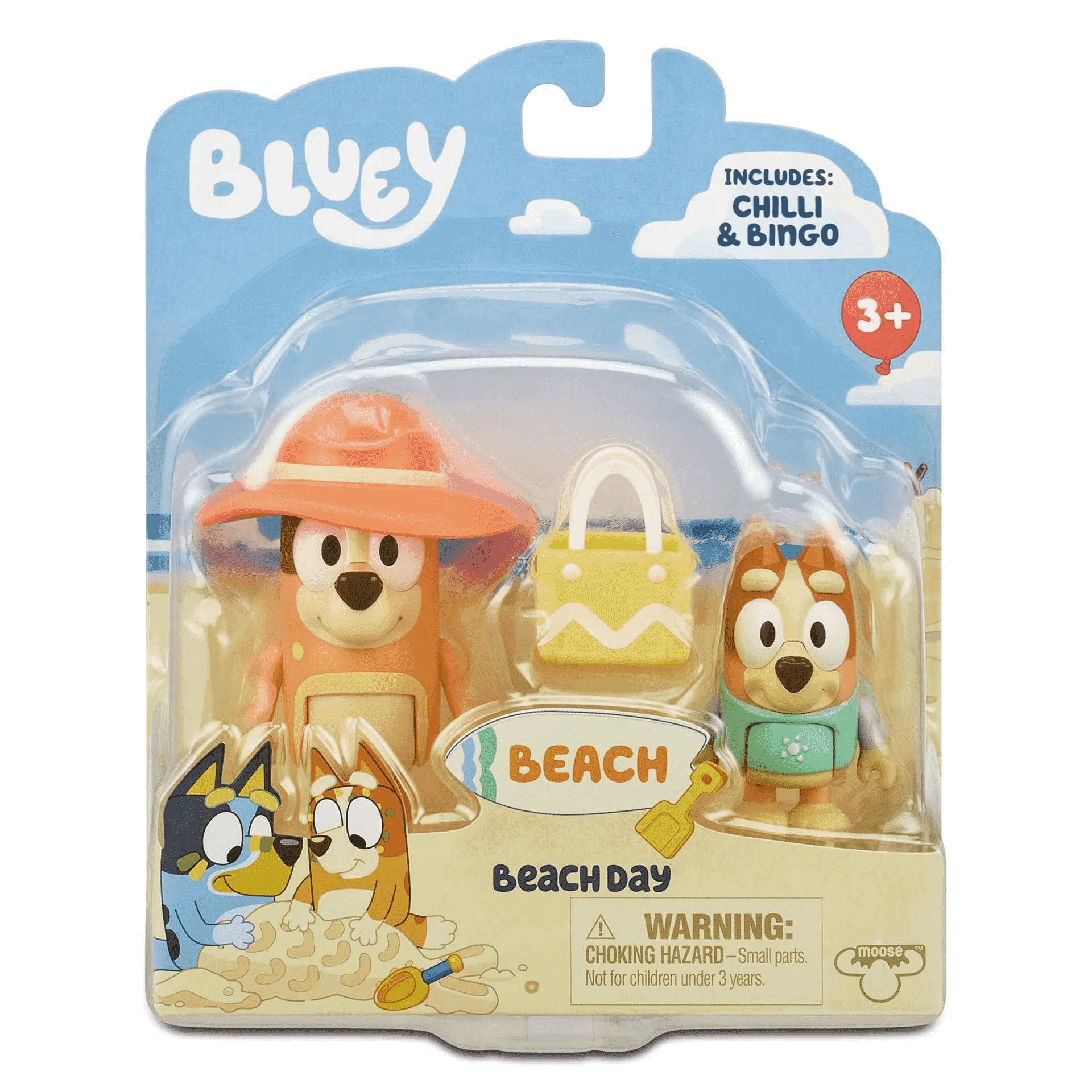 Bluey - Pack 2 Figuras - Asst. 3 - Beach