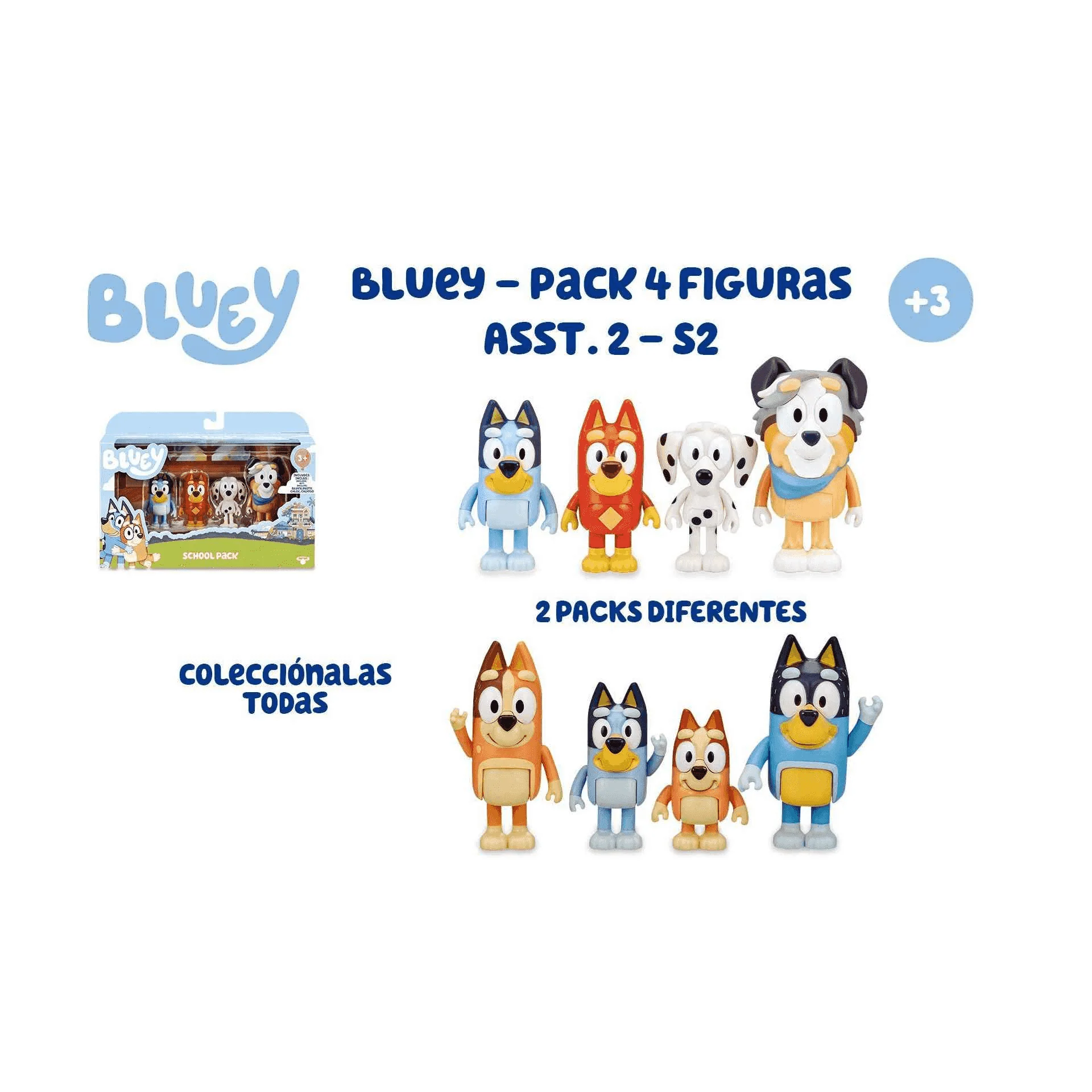 Bluey Pack 4 Figuras - Image 3