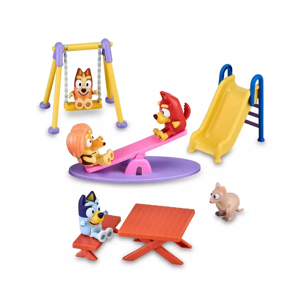 Bluey Playset Deluxe Parque – Juego completo