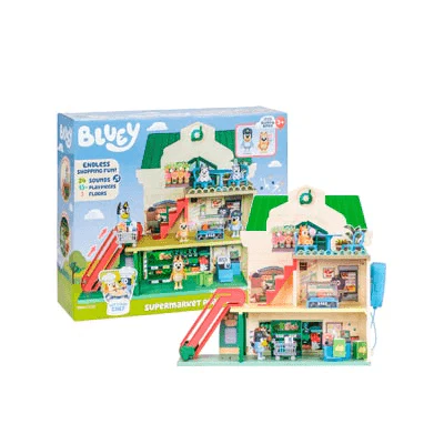 Bluey Supermarket Playset – Juego Supermercado 3 Niveles - Image 2