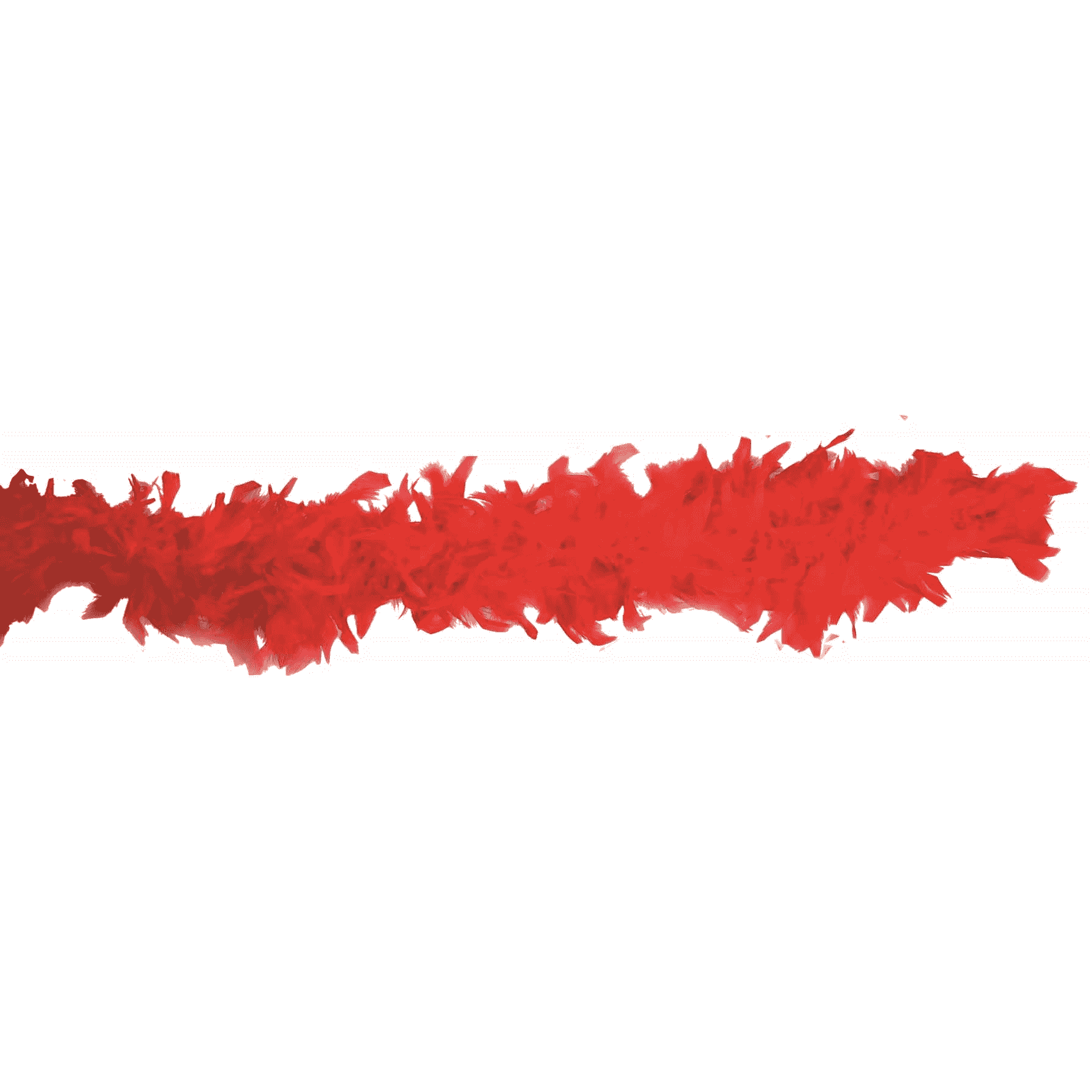 Boa Plumas Roja Años 20 Complemento de Disfraz