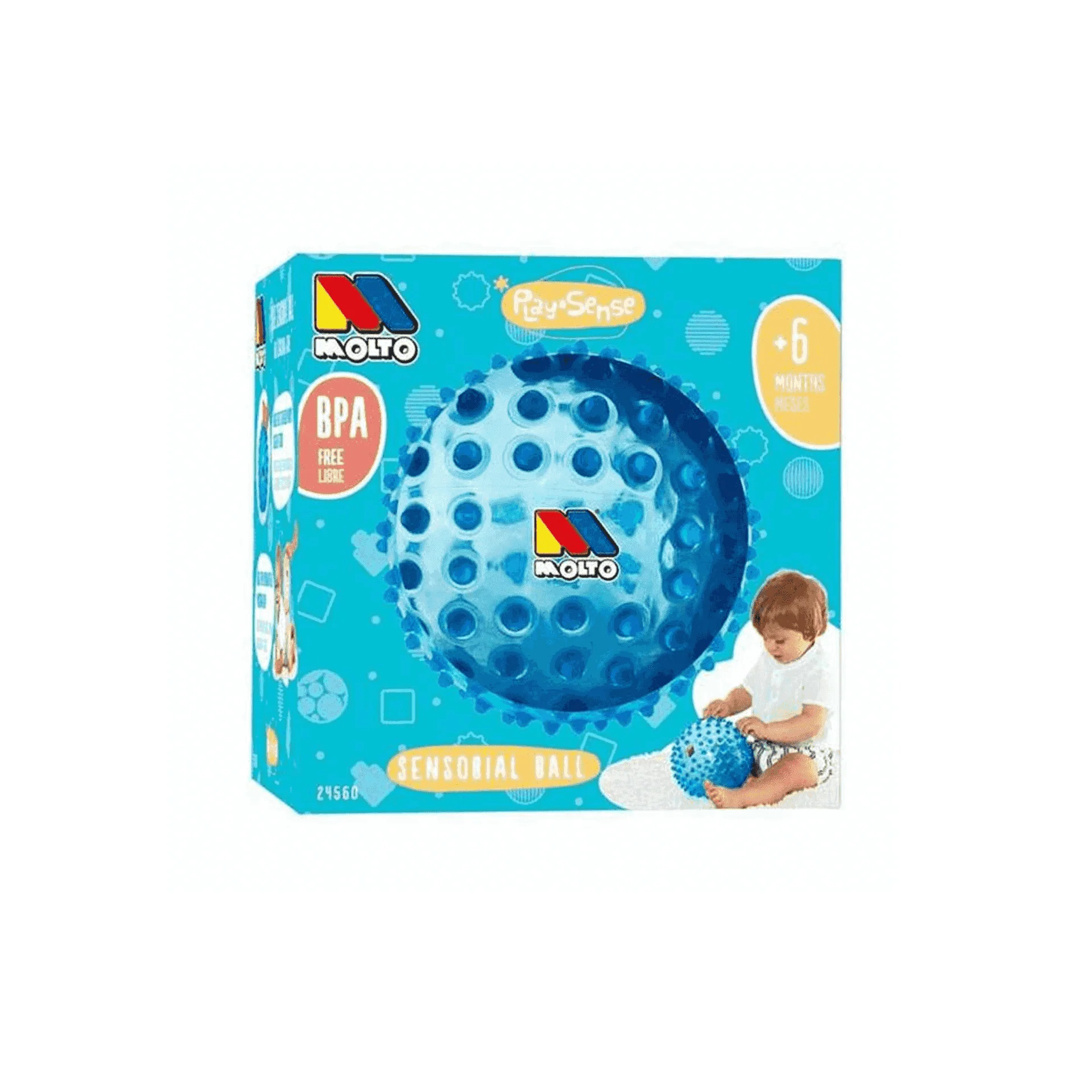 Bola Sensorial Molto Azul de 20 cm