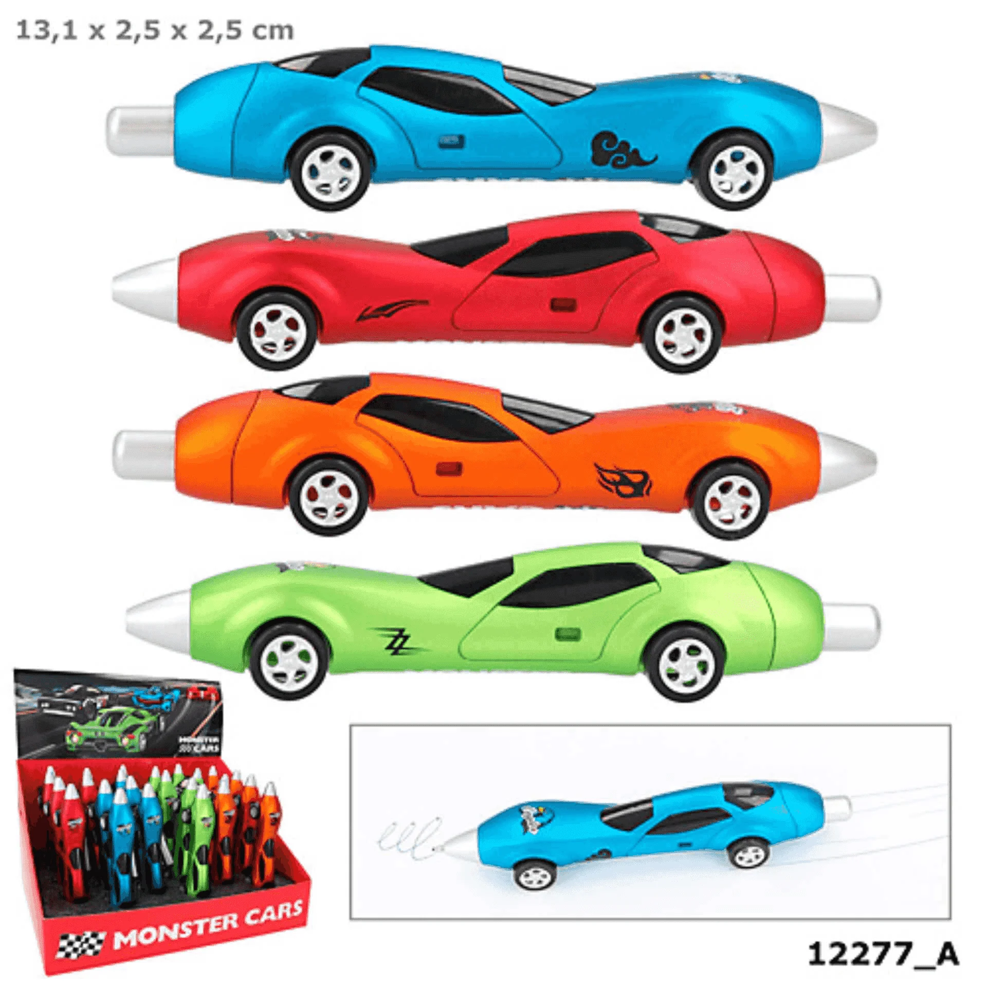 Boligrafo Monster Cars