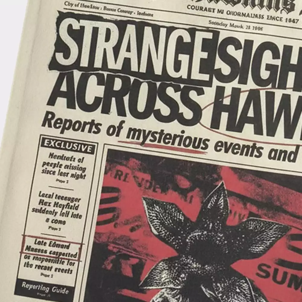Bolsa Shopping Stranger Things “Newspaper” - Image 4