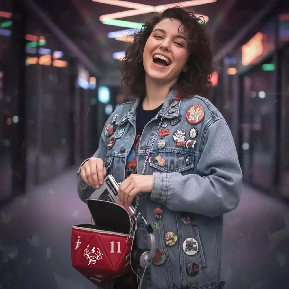 Bolso Faux Leather Stranger Things – “D&D Dice” - Image 5