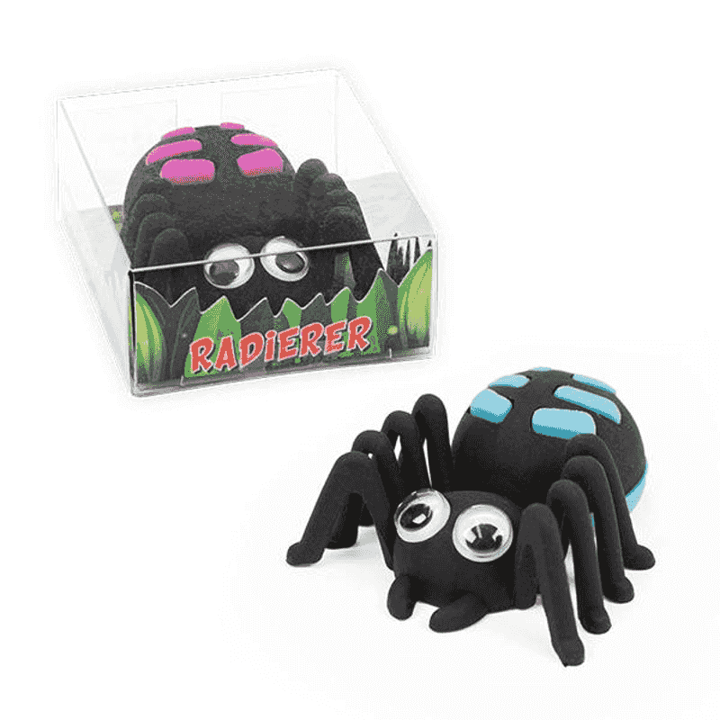 Borrador con Forma de Araña y Ojos Saltones (Modelos Surtidos)