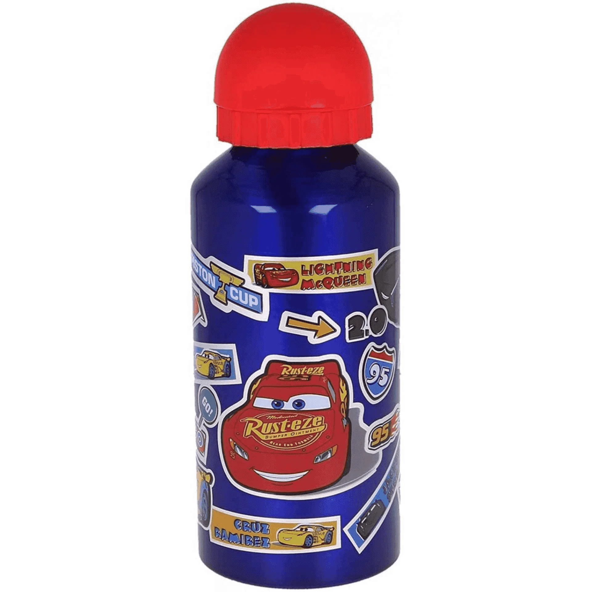 Botella Aluminio Cars Stickers 400 ml