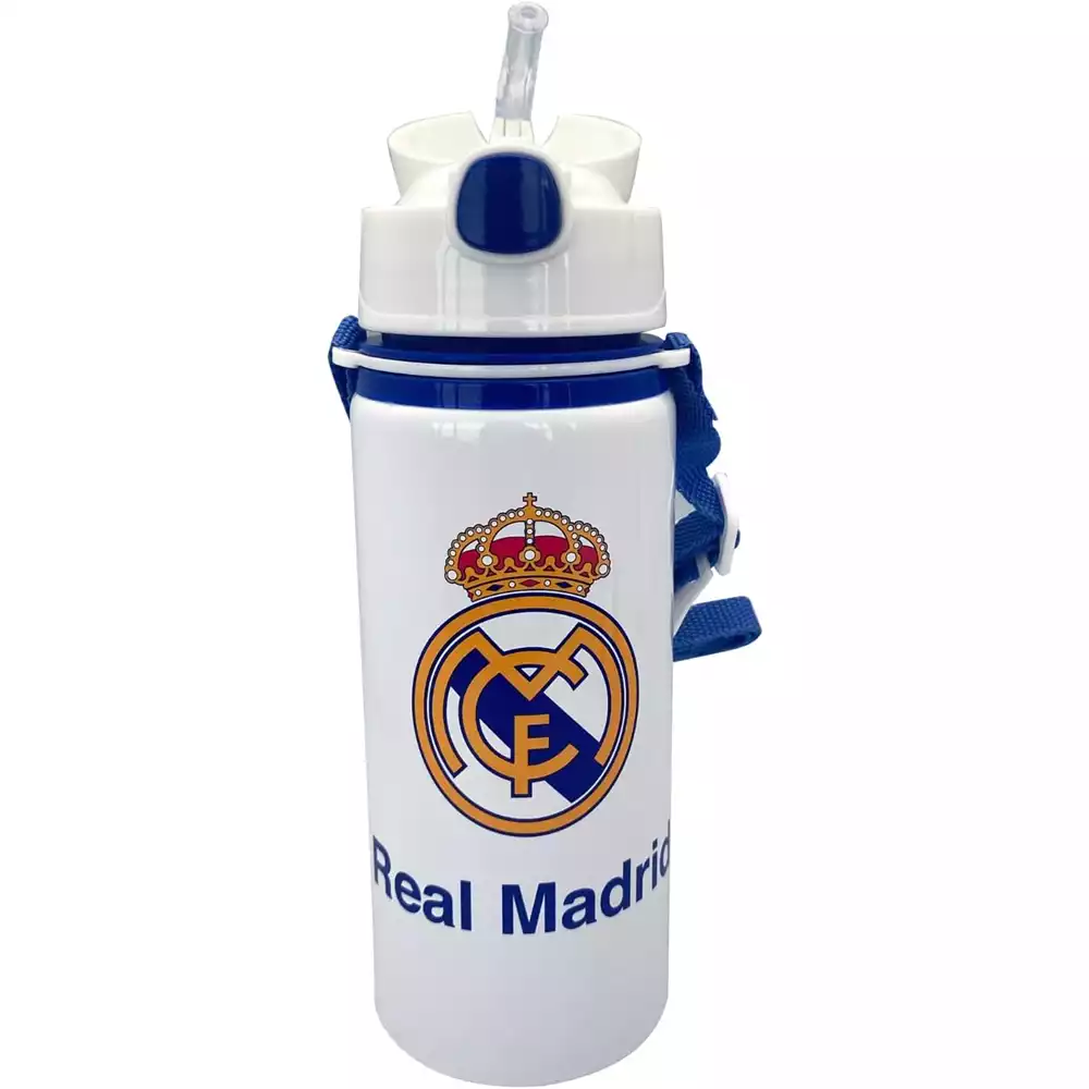 Botella aluminio Real Madrid 600 ml