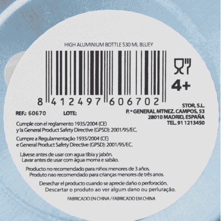 Botella de Aluminio Infantil 530 ml Bluey - Image 3