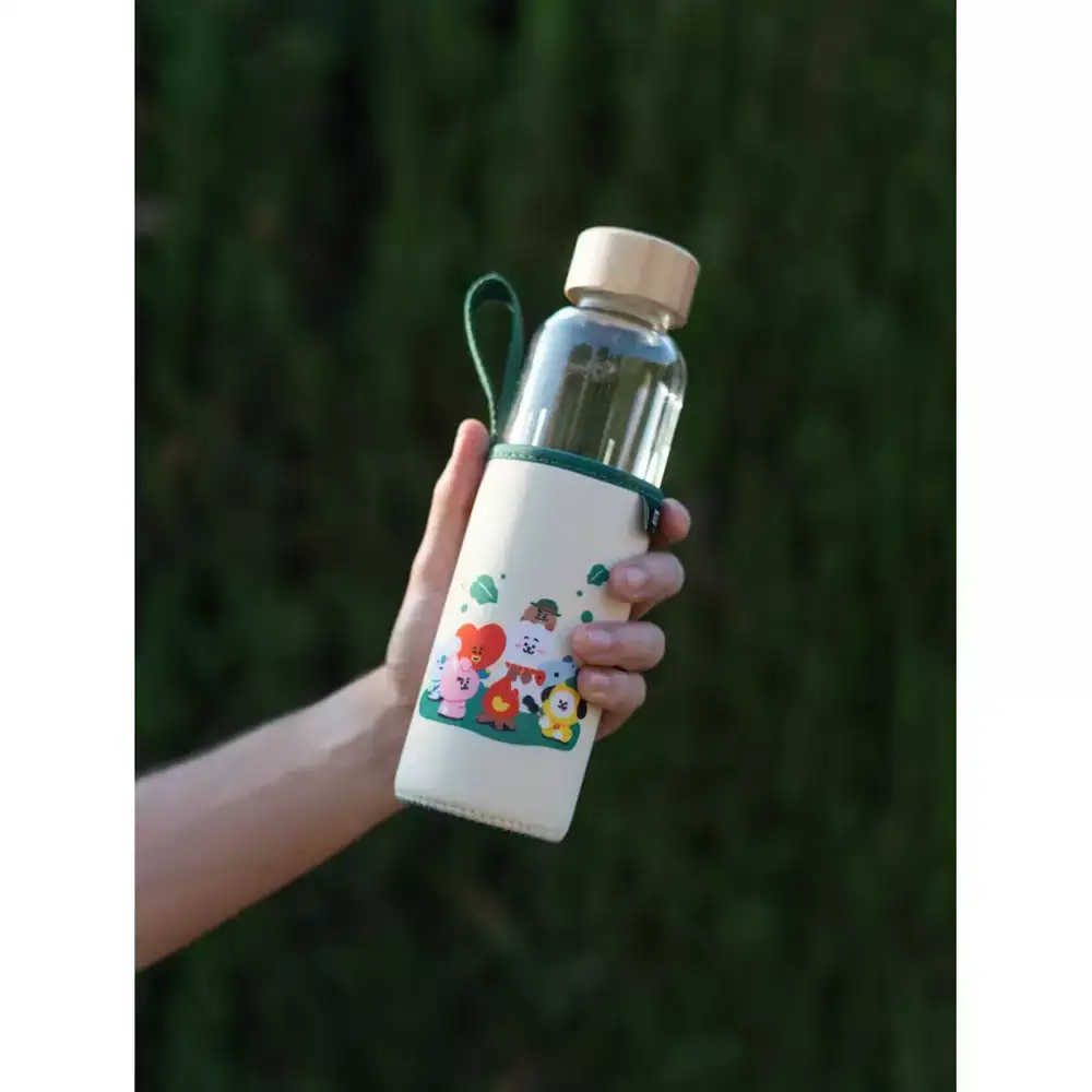 Botella de Cristal BT21 500ml con Funda de Neopreno - Image 4