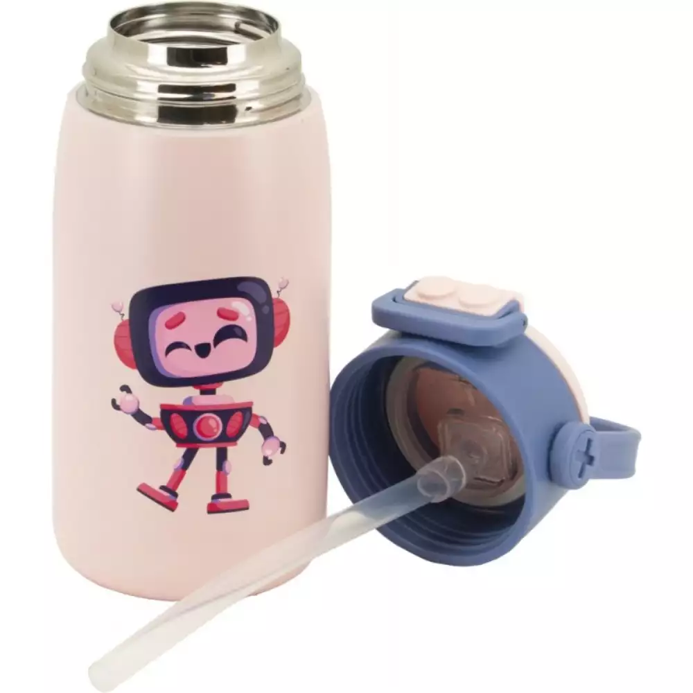 Botella Infantil Robot Rosa 560 ML Tandem - Image 4
