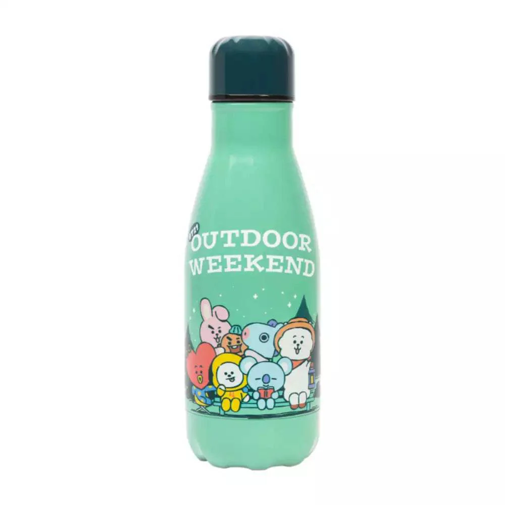 Botella metálica BT21 260ml - Estilo K-pop