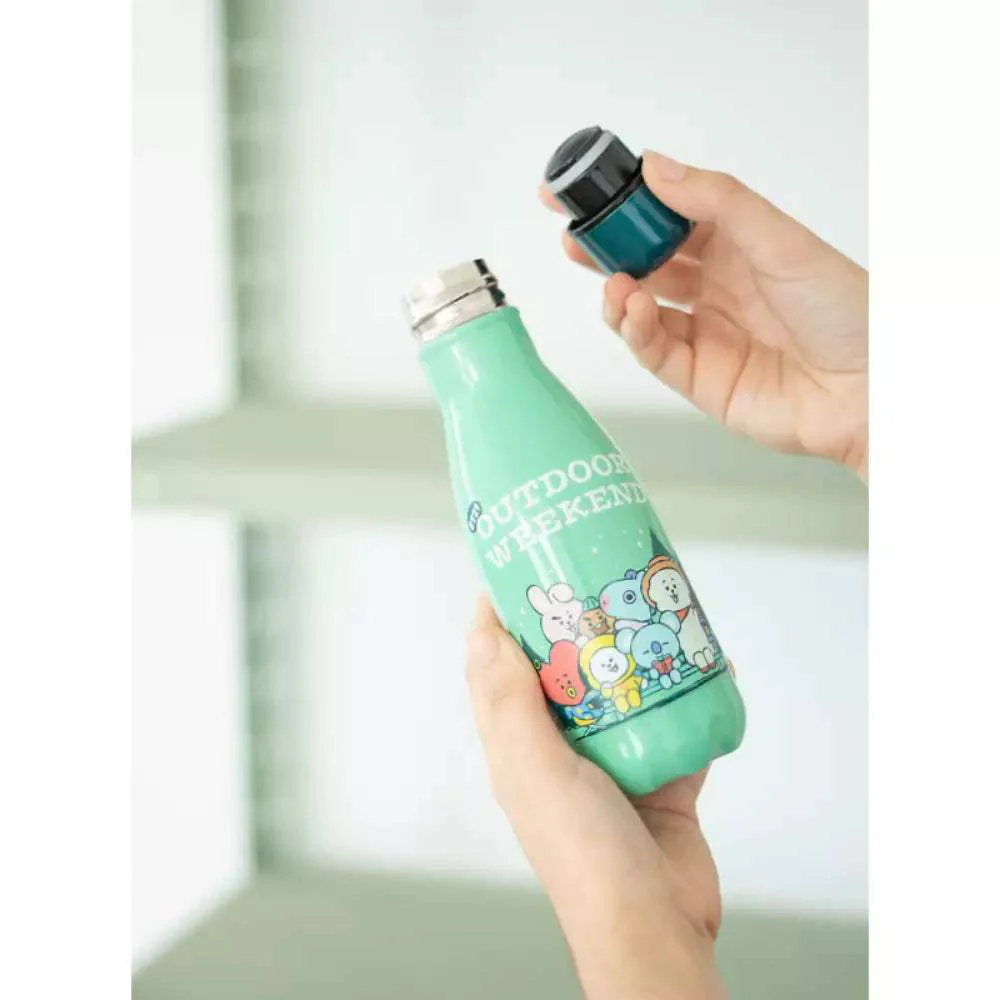 Botella metálica BT21 260ml - Estilo K-pop - Image 4