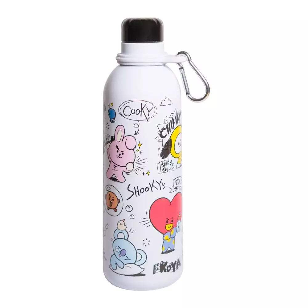 Botella metálica BT21 500ml – ¡Tu bebida siempre perfecta! - Image 2
