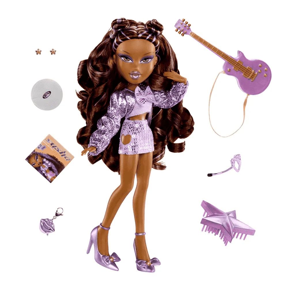 Bratz Pop Starz Doll Sasha – Muñeca estrella de la música con accesorios (6+ años) | MGA - Image 2
