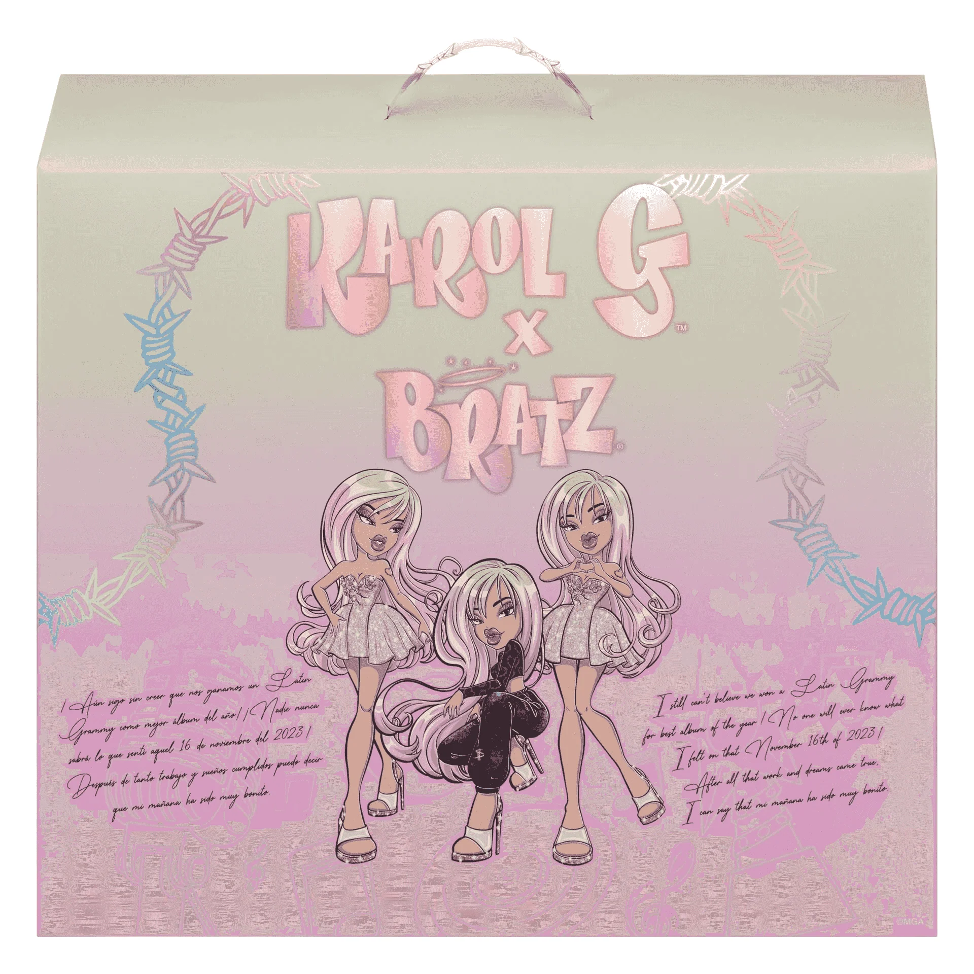 Bratz x Karol G Collector Doll con 3 looks y accesorios - Image 2