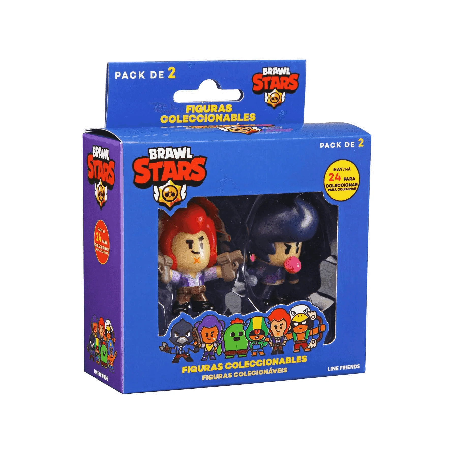 Brawl Stars Pack de 2 Figuras en Caja Diferentes Modelos
