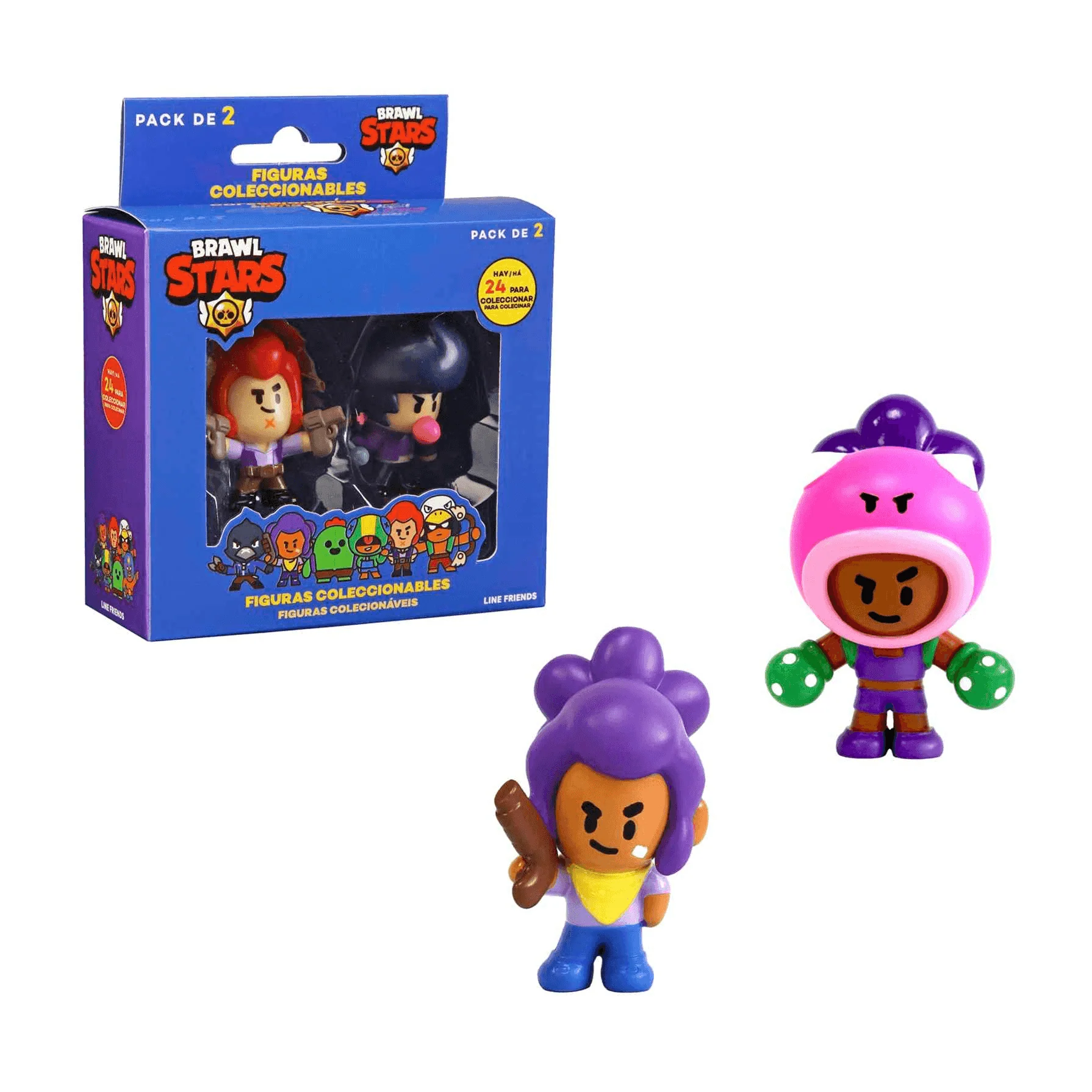 Brawl Stars Pack de 2 Figuras en Caja Diferentes Modelos - Image 2