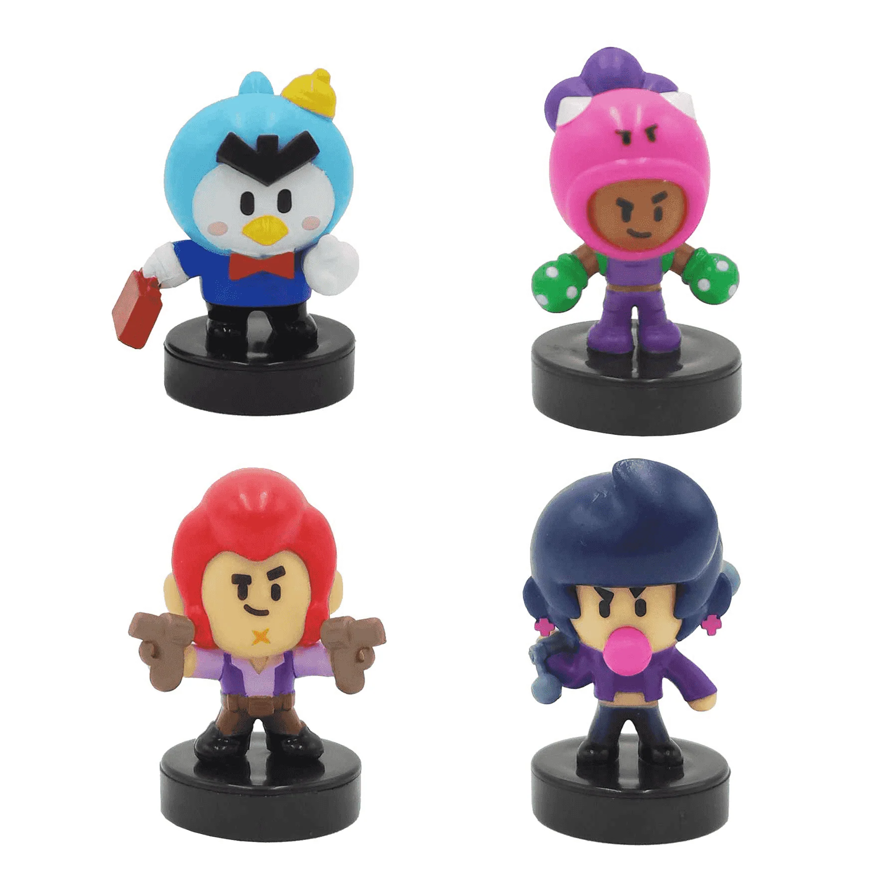 Brawl Stars Pack de 4 Figuras en Blister Modelos Diferentes - Image 3