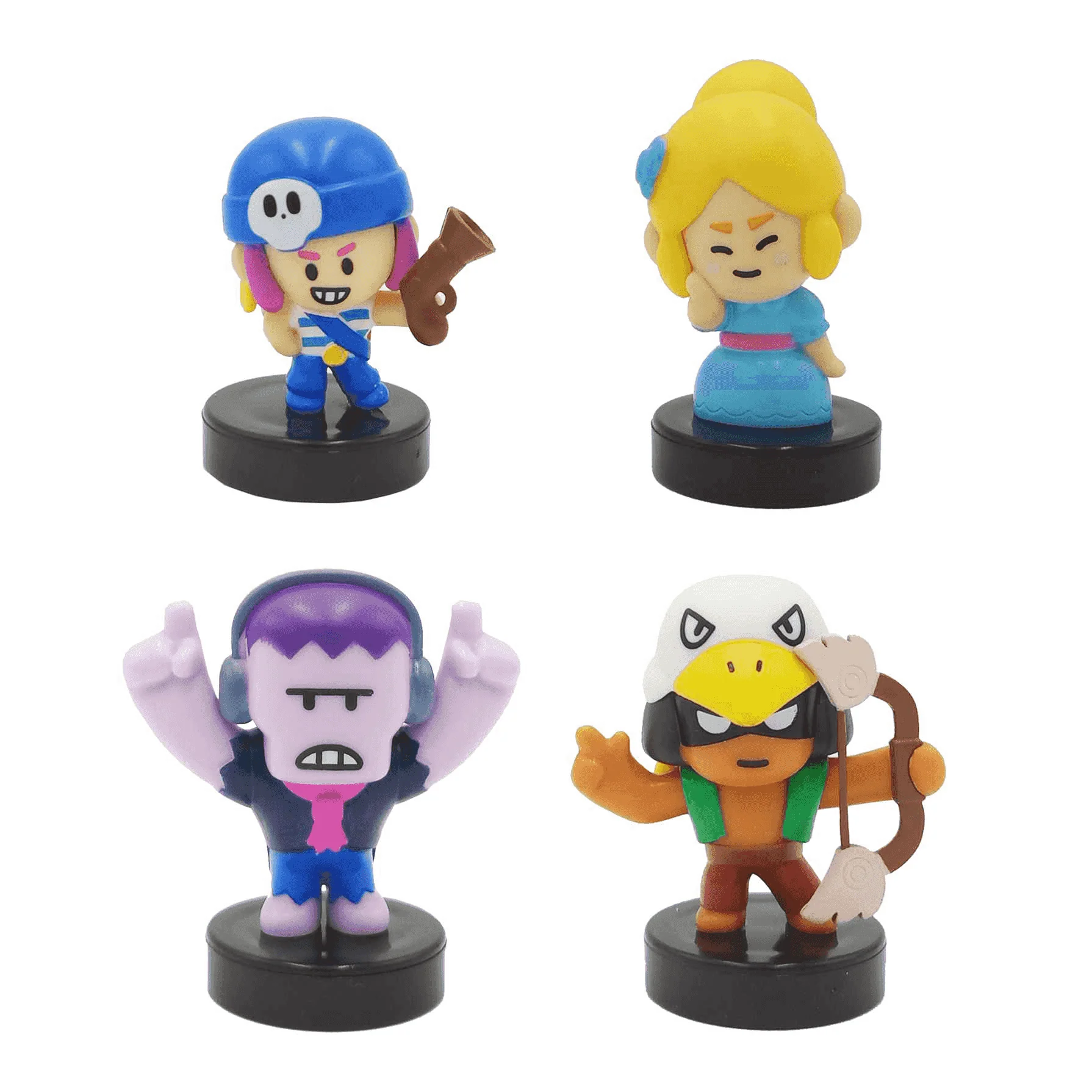 Brawl Stars Pack de 4 Figuras en Blister Modelos Diferentes - Image 4