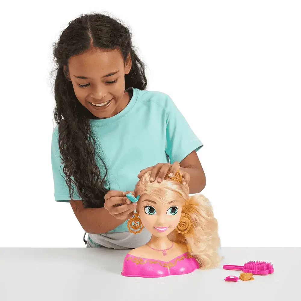 Busto de Peinado Sparkle Girlz Princesa – 14 accesorios - Image 4