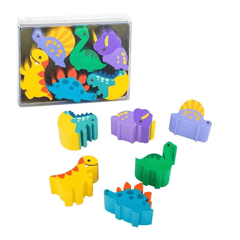 Caja 6 Gomas Temáticas – Dino o Espacio (surtido) - Image 3