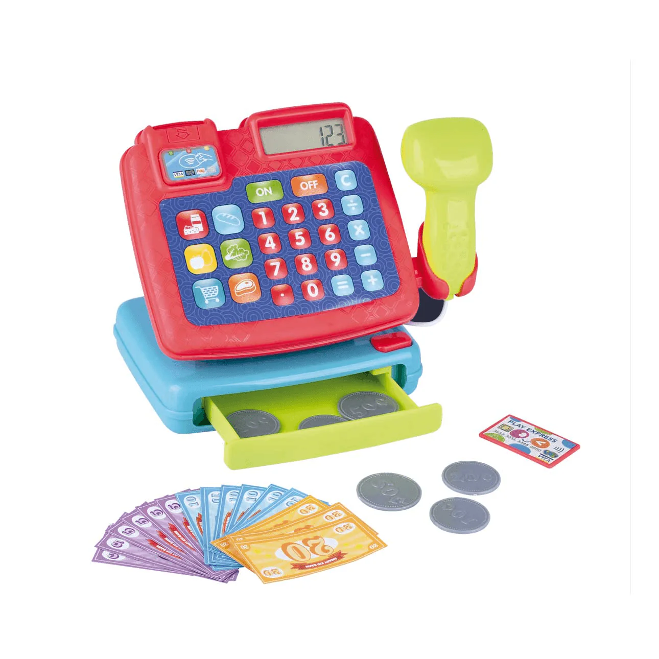 Caja Registradora y Carro de Compra Role Planet Juego de Imitación Hogar - Image 2