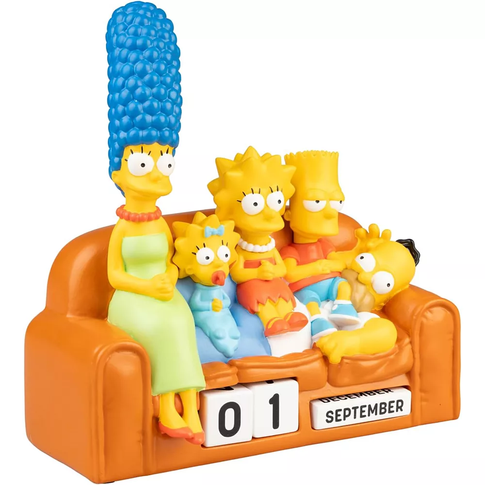 Calendario Perpetuo 3D Los Simpson en el sofá