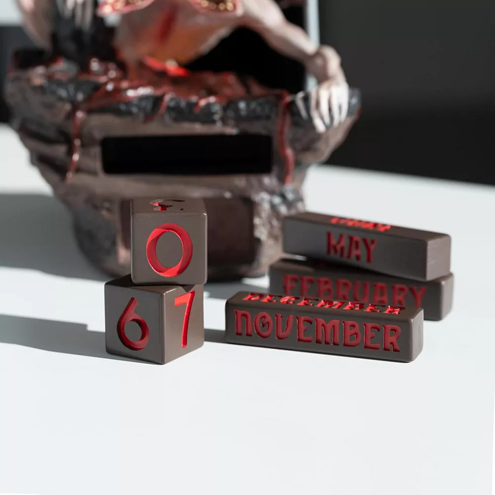 Calendario Perpetuo Stranger Things Demogorgon 3D - Image 4