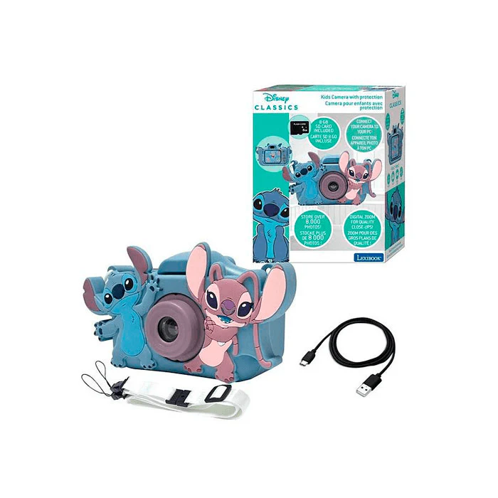 Cámara Infantil de Stitch con Funda Protectora - Lexibook