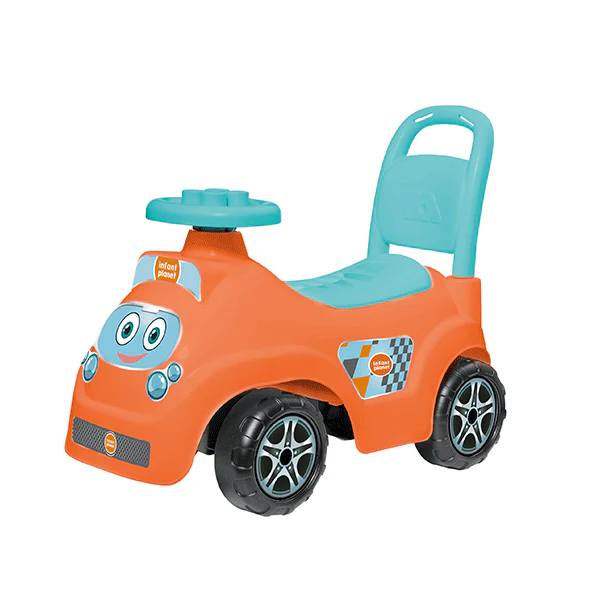 Correpasillos Naranja y Turquesa Infant Planet con Adhesivos Decorativos