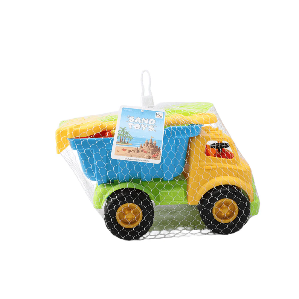 Camión volquete de playa con accesorios – Set de arena infantil surtido - Image 3