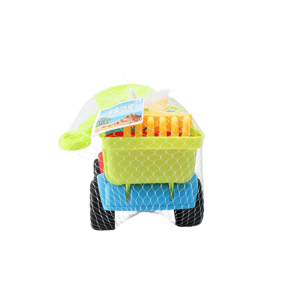 Camión volquete de playa con accesorios – Set de arena infantil surtido - Image 4