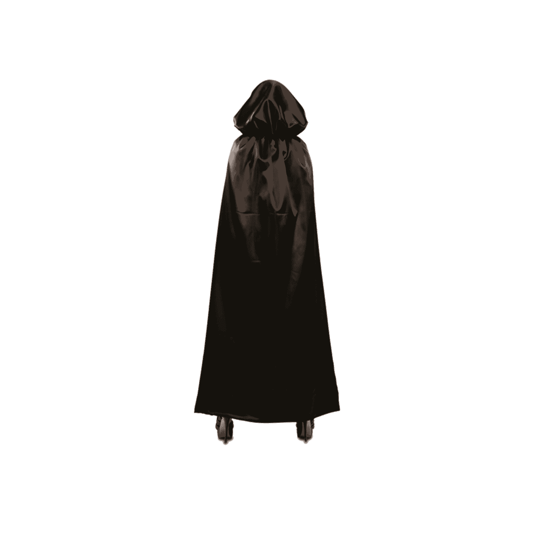 Capa color negro para disfraz - Image 2