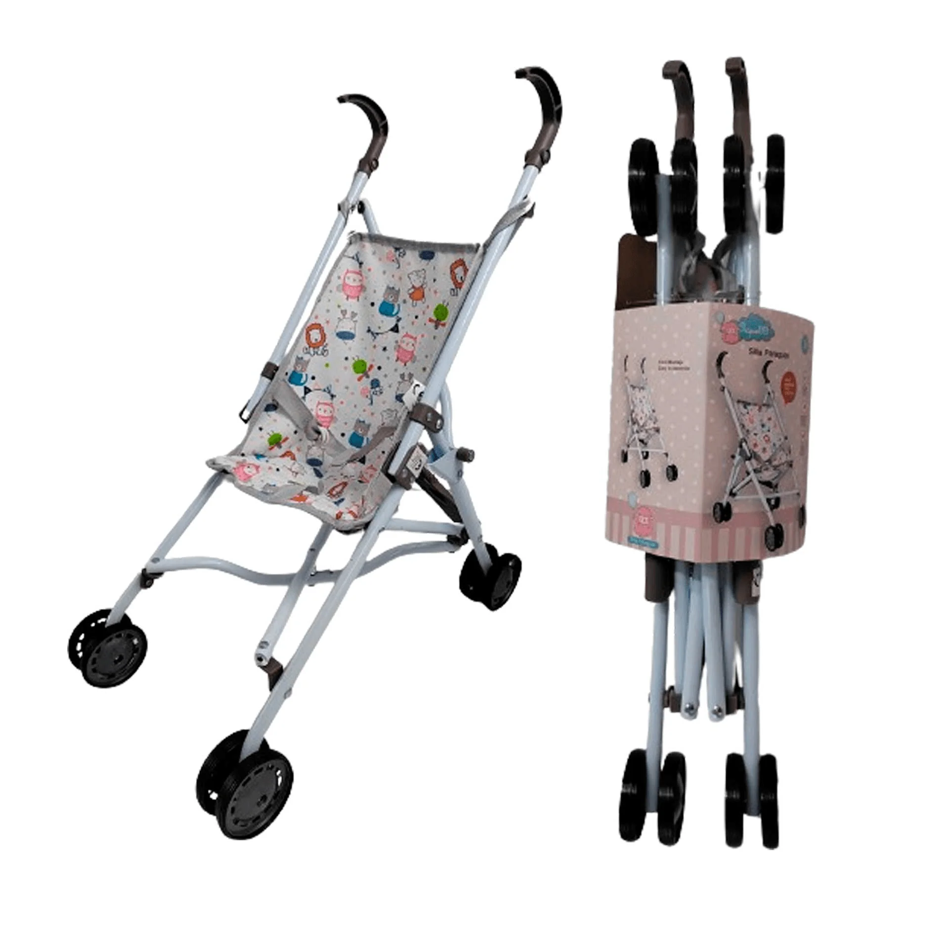 Carrito para muñecos PEQUEBEBE plegable - Image 3