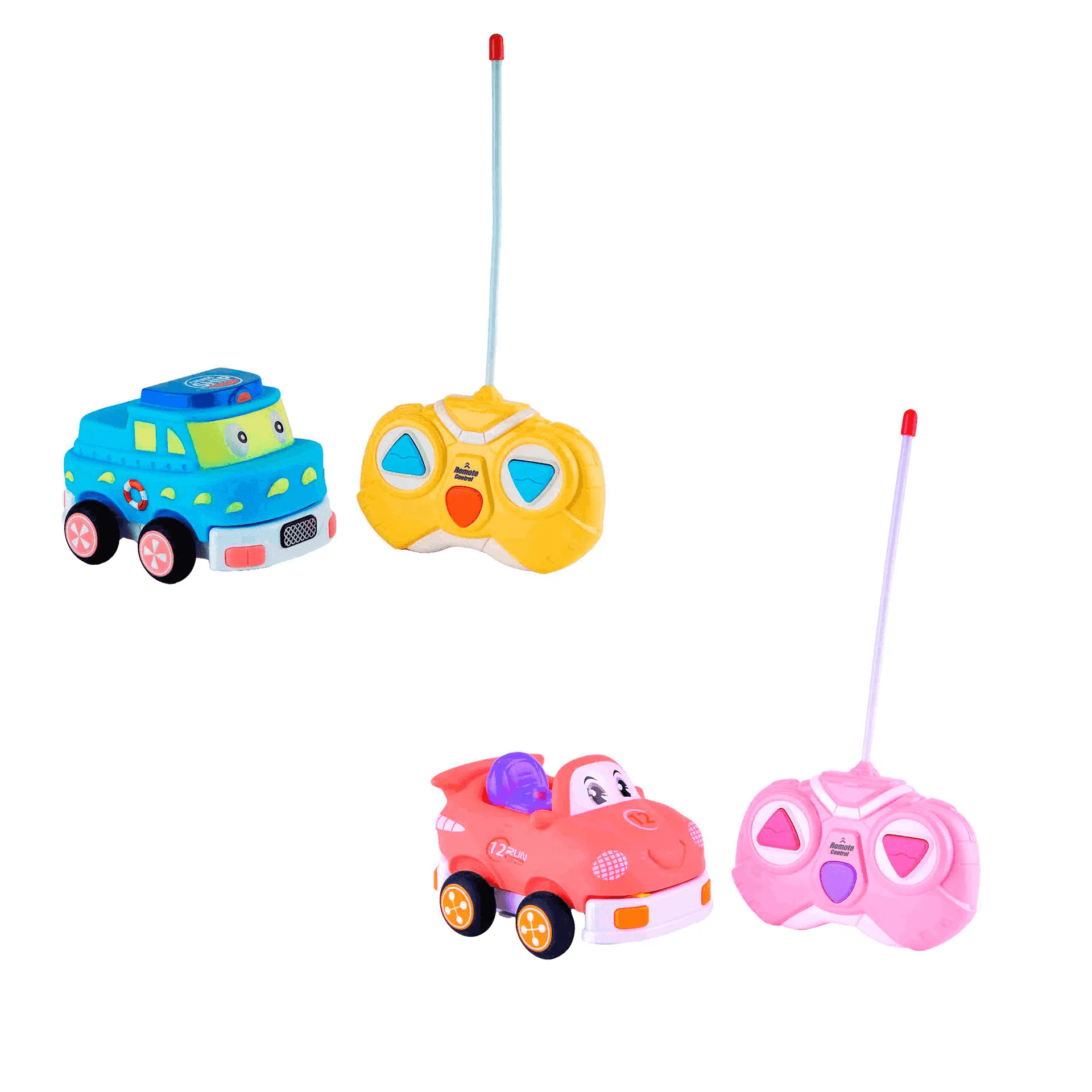 Cartoon Car Radio Control Juguete Infantil