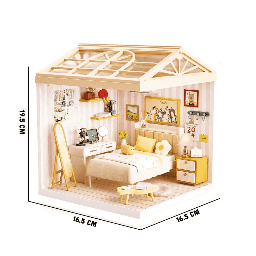 Casa Miniatura DIY Dreamy Rooms con Luz – Kit de Construcción Creativa (Modelos Surtidos) - Image 2