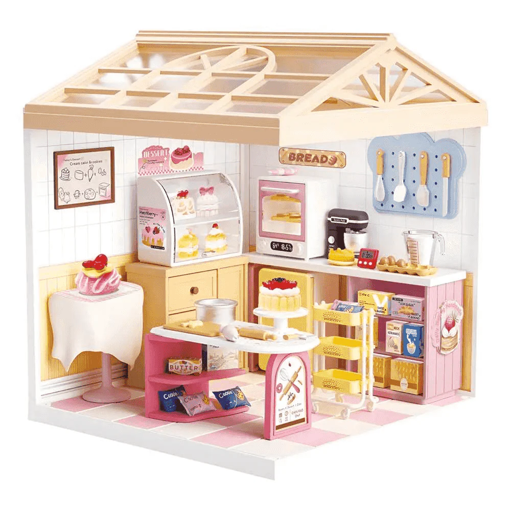 Casa Miniatura DIY Dreamy Rooms con Luz – Kit de Construcción Creativa (Modelos Surtidos) - Image 4
