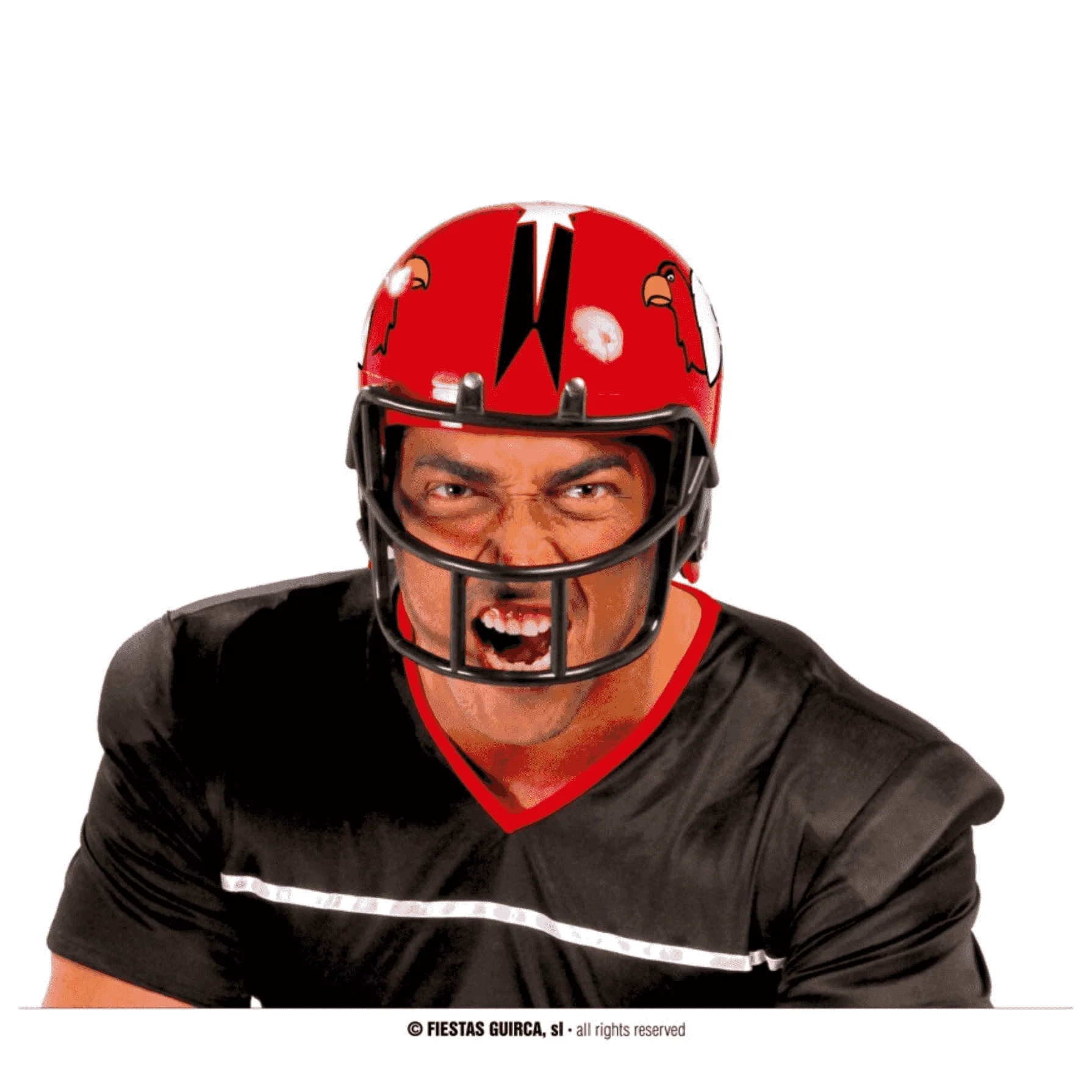 Casco Futbol Americano Rojo