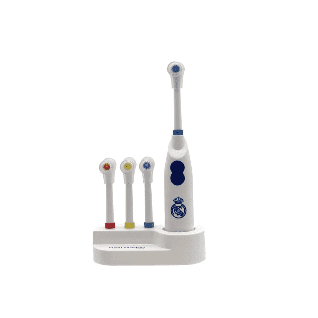 Cepillo de Dientes Vibratorio Real Madrid con 3 Cabezales