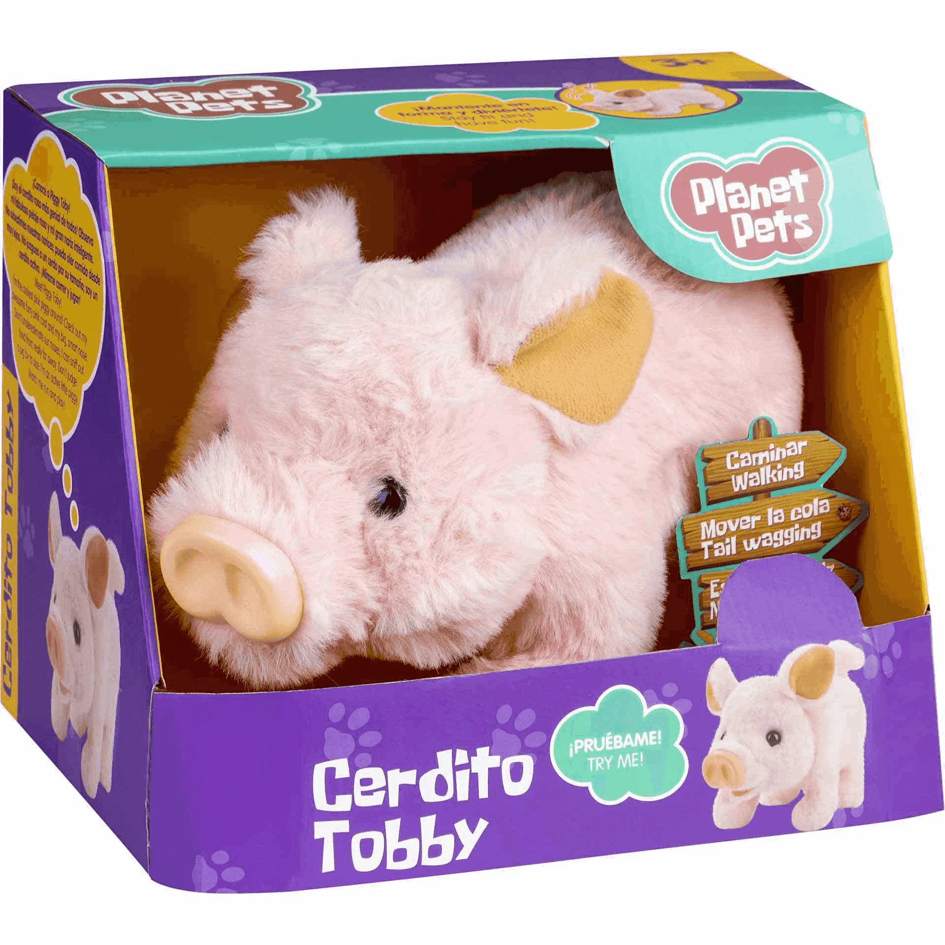 Cerdito Tobby El Peluche Interactivo Suave y Adorable para Niños