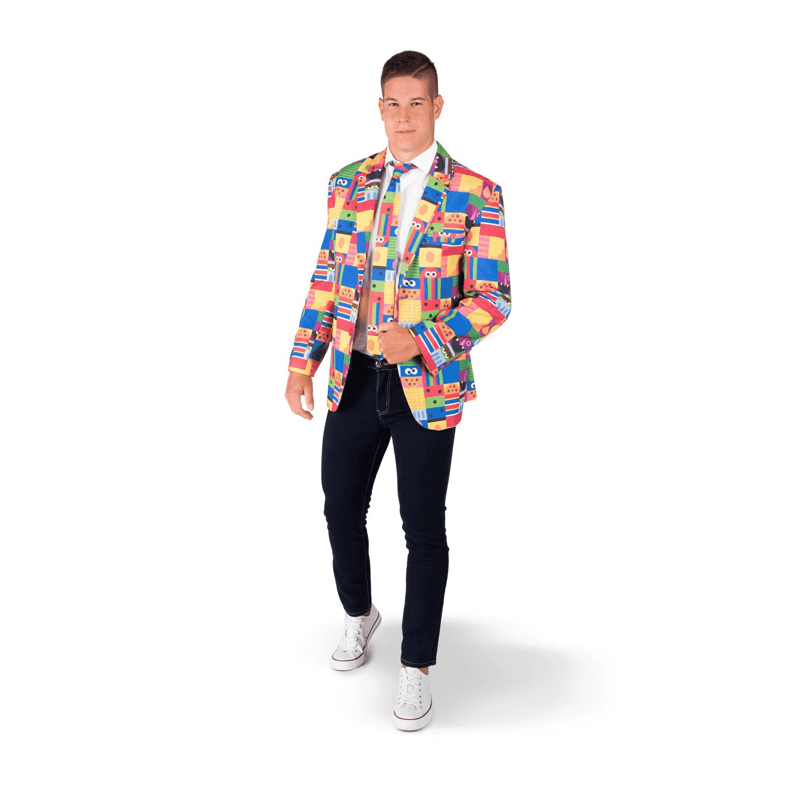 Chaqueta sesame street para disfraz talla S