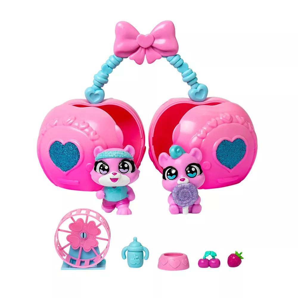 Cherry Pets Cherry House Hamster Twins – Casita con 2 figuras exclusivas